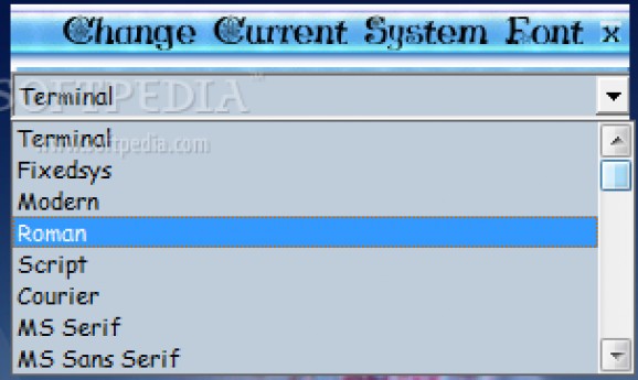 System Font Changer screenshot
