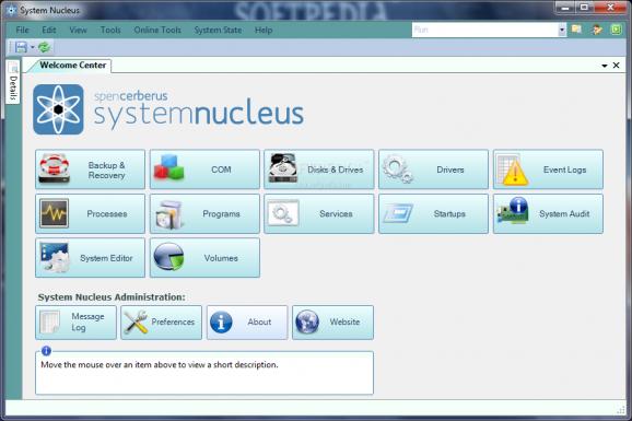 Portable System Nucleus screenshot