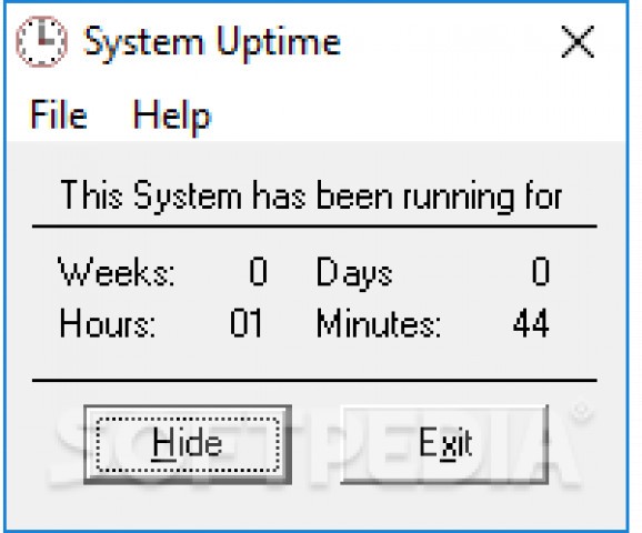System Uptime screenshot