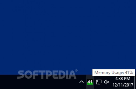 Systray Memory Display screenshot