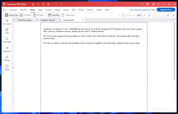 Systweak PDF Editor screenshot