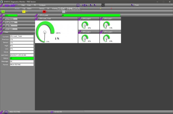 Syvir PC Diagnostics Monitor screenshot