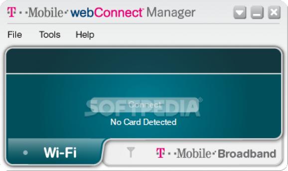 T-Mobile webConnect Manager screenshot