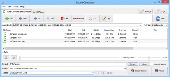 TAudioConverter screenshot