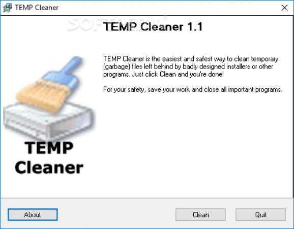 TEMP Cleaner screenshot