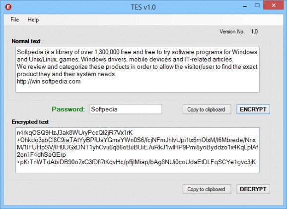 TES - Text Encrypter screenshot