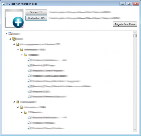 TFS Test Plan Migration Tool screenshot