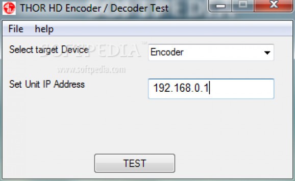 THOR HD Encoder / Decoder Test screenshot