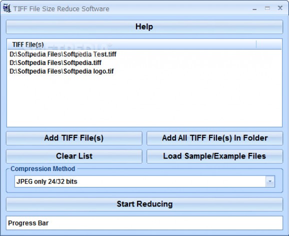 TIFF File Size Reduce Software screenshot