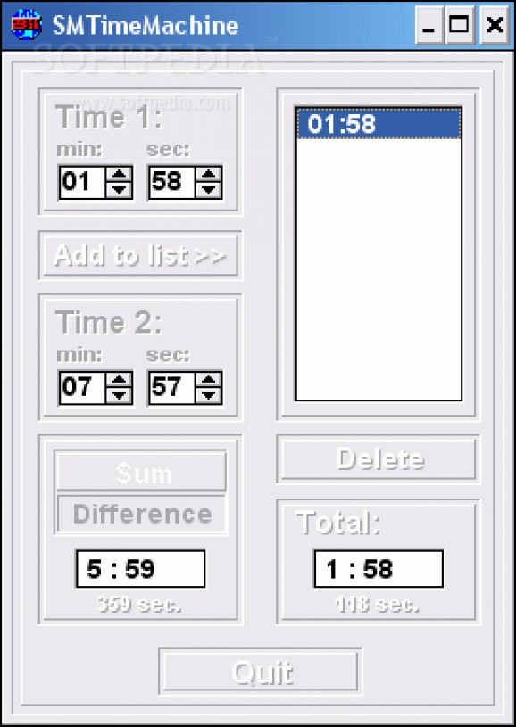 TIMEMACHINE screenshot