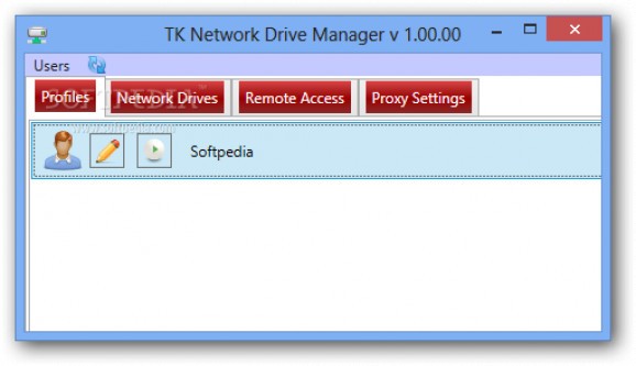 TK Network Drive Manager screenshot