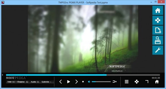 TMPGEnc PGMX PLAYER screenshot