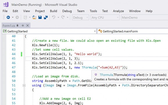 TMS Flexcel Studio for .NET screenshot