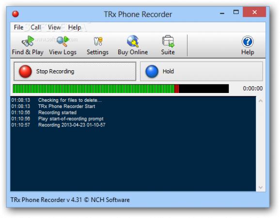 TRx Phone Recorder screenshot