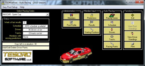 TSOfficePool - Auto Racing screenshot