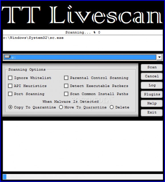 TT Livescan+ screenshot