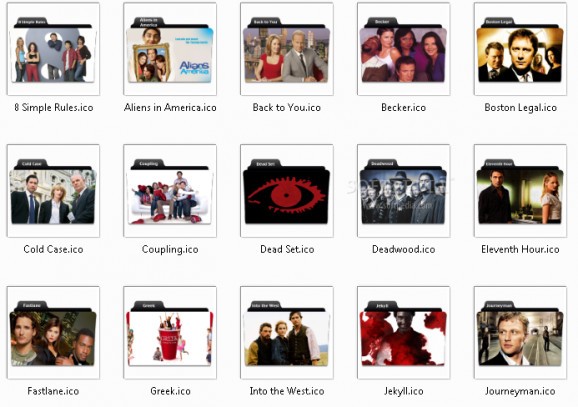 TV Show Icons 8 Windows screenshot