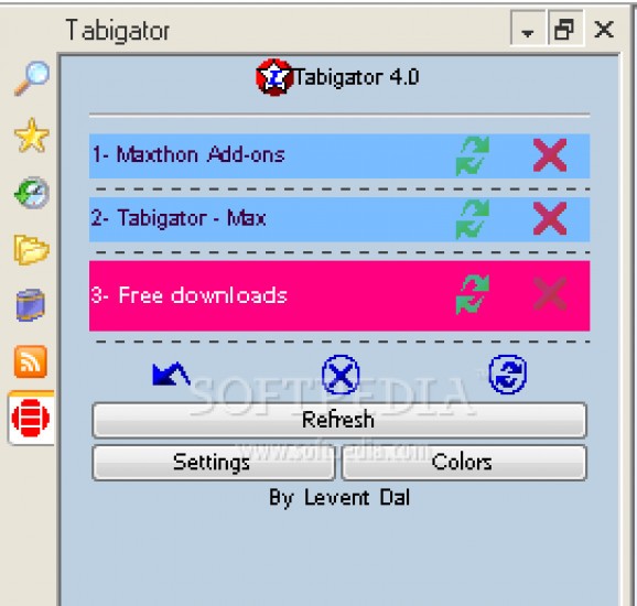 Tabigator screenshot