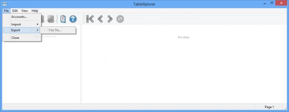 TableXplorer screenshot