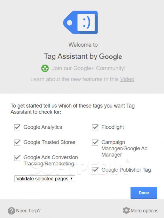 Tag Assistant (Legacy) screenshot
