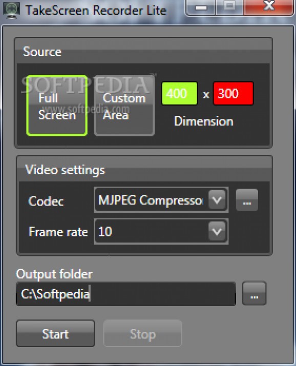 TakeScreen Recorder Lite screenshot