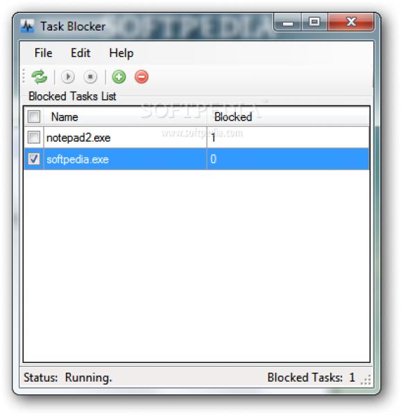 Task Blocker Portable screenshot