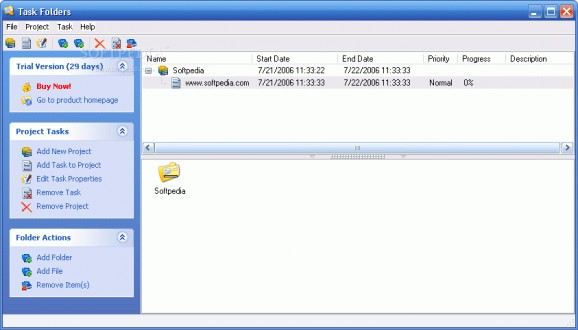 Task Folders screenshot