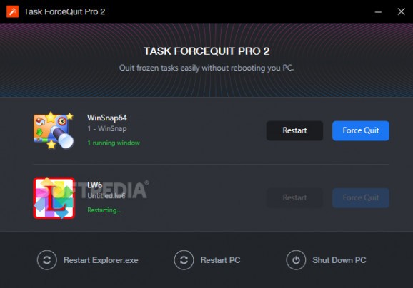 Task ForceQuit Pro screenshot