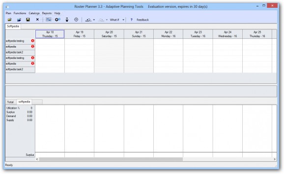 Roster Planner (formerly Task Planner) screenshot