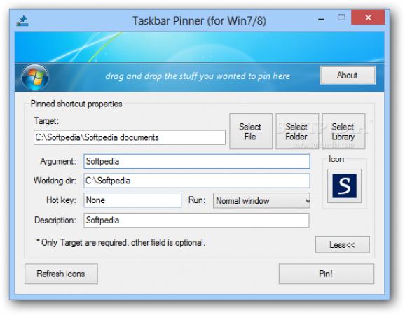 Taskbar Pinner screenshot
