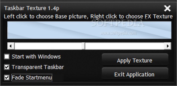 Taskbar Texturizer screenshot