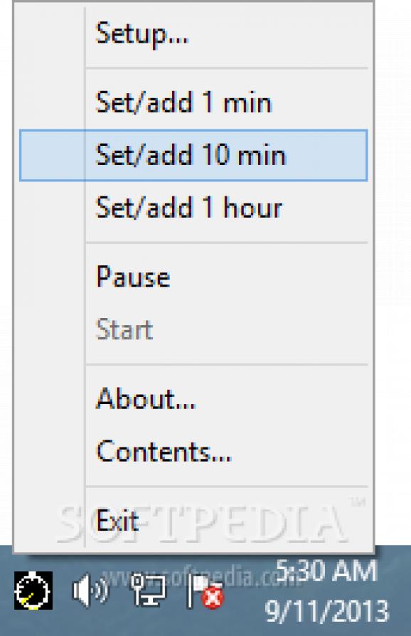 Taskbar Timer Portable screenshot