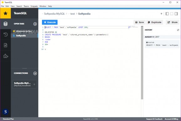 TeamSQL screenshot