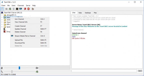 TeamTalk SDK screenshot