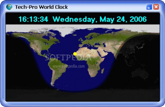 Tech-Pro World Clock screenshot