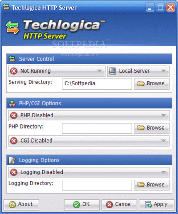 Techlogica HTTP Server screenshot