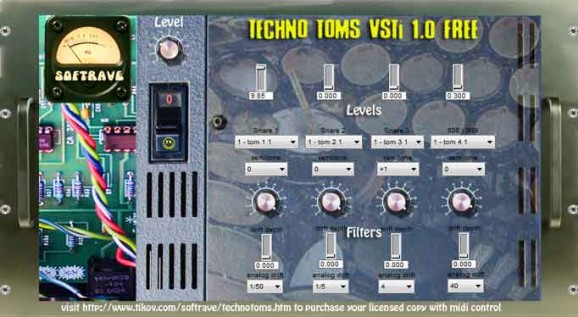 Techno Toms VSTi screenshot