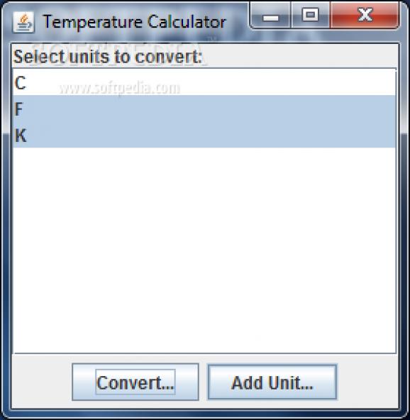 Temperature Calculator screenshot
