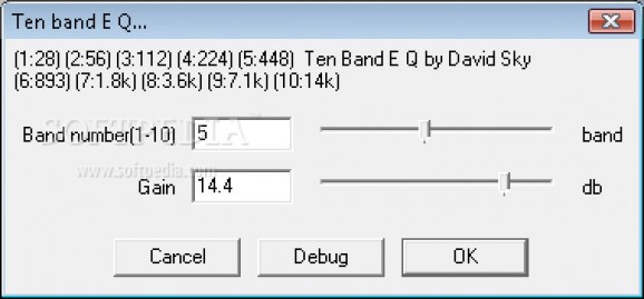 Ten Band EQ screenshot