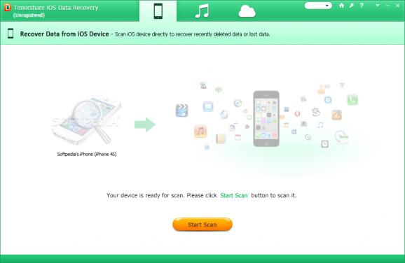 Tenorshare iOS Data Recovery screenshot