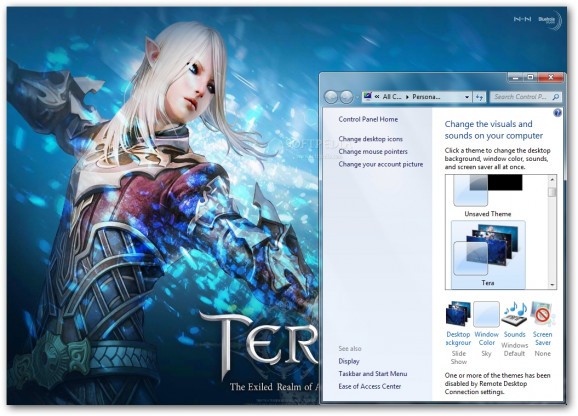 Tera Theme screenshot