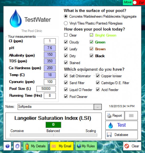 TestWater screenshot