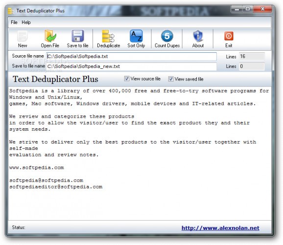 Text Deduplicator Plus screenshot