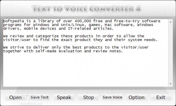 Text to Voice Converter screenshot