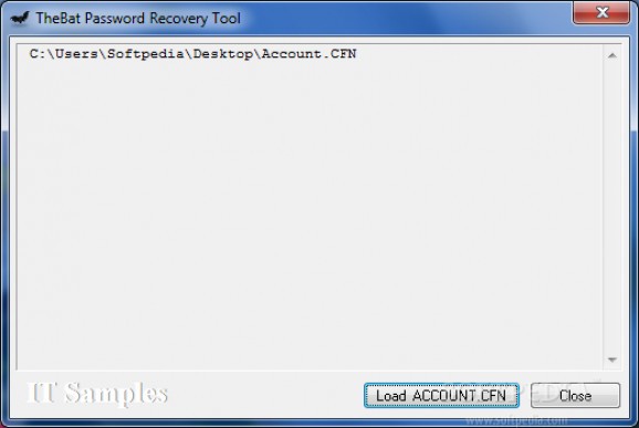 TheBat Password Recovery Tool screenshot