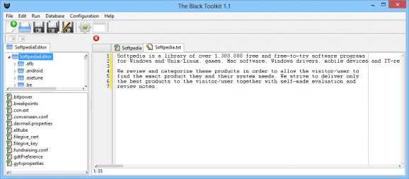 The Black Toolkit screenshot