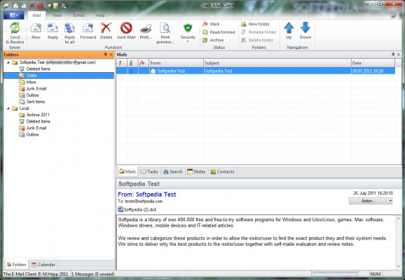 The E-Mail Client screenshot