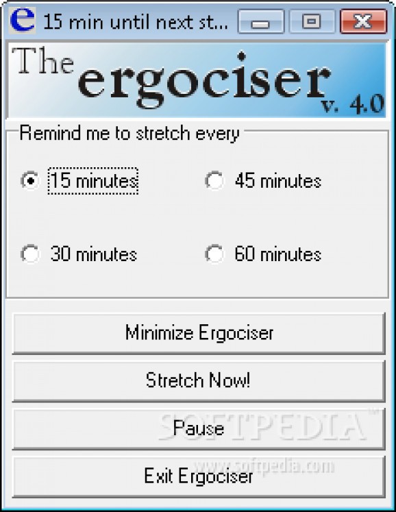 The Ergociser screenshot