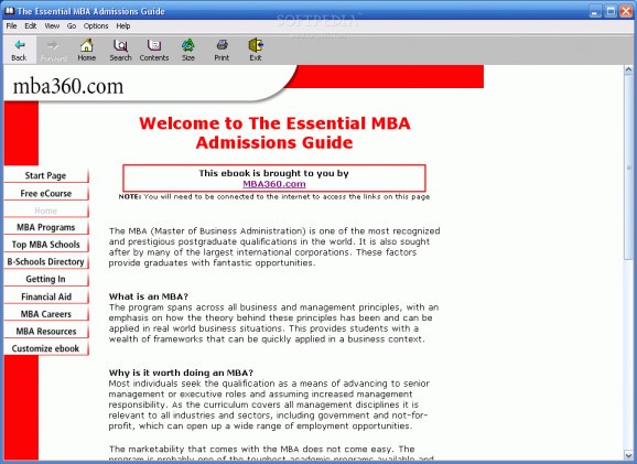 The Essential MBA Admissions Guide screenshot