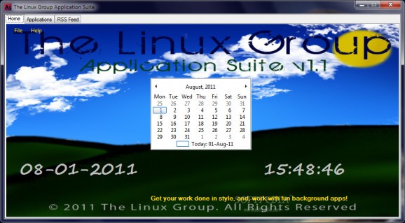 The Linux Group Application Suite screenshot